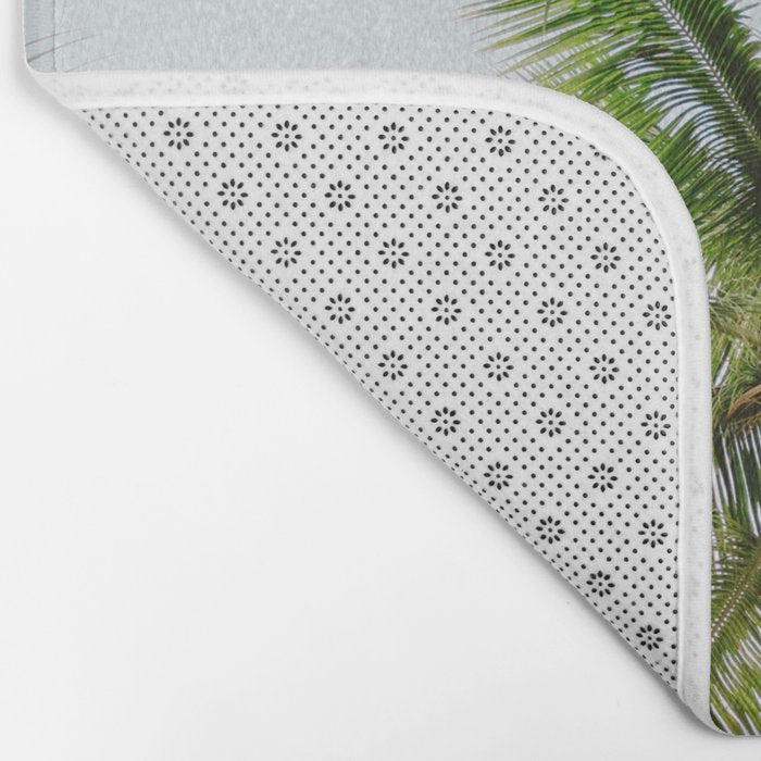 For the love of palm trees | Dominican Republic travel photography print | Summer time Bath Mat Gallery Image 2