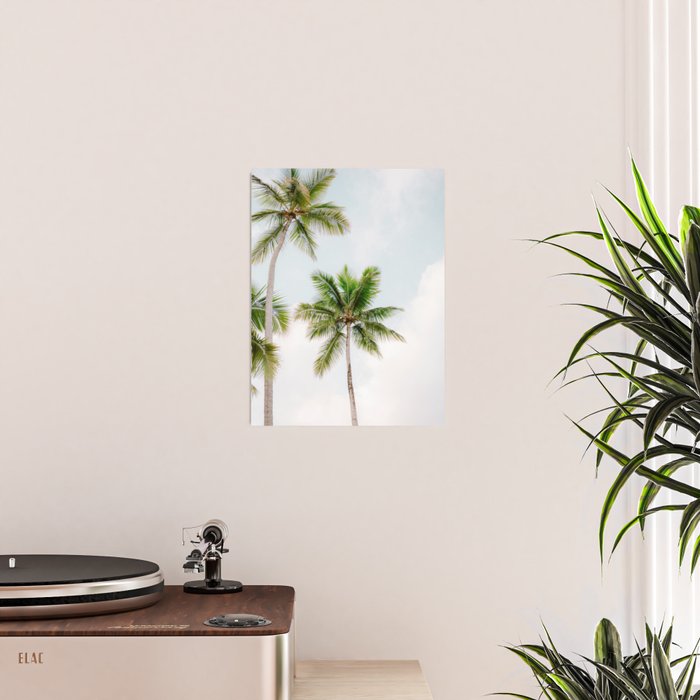 For the love of palm trees | Dominican Republic travel photography print | Summer time Poster Gallery Image 2