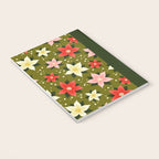 Poinsettia Pattern Notebook Gallery Image 3