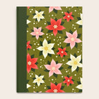 Poinsettia Pattern Notebook Gallery Image 4