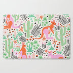 Kangaroo Cute Australian Animal Pattern Cutting Board Gallery Image 1