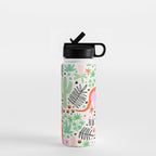 Kangaroo Cute Australian Animal Pattern Water Bottle Gallery Image 1