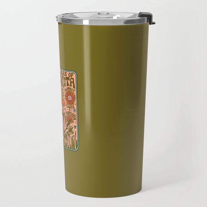 North Dakota Wildflowers Travel Mug Gallery Image 2