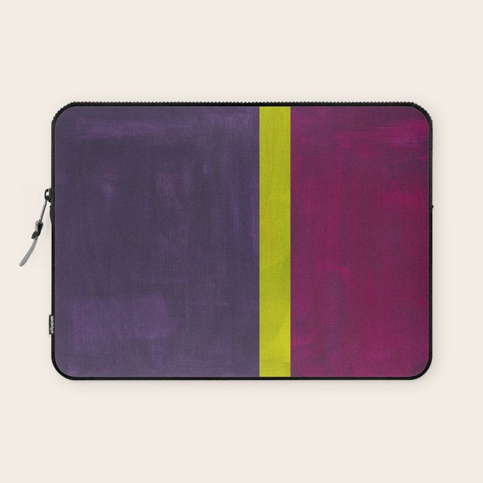 Lime Mauve  Laptop Sleeve Gallery Image 1