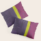 Lime Mauve  Pillow Sham Gallery Image 3