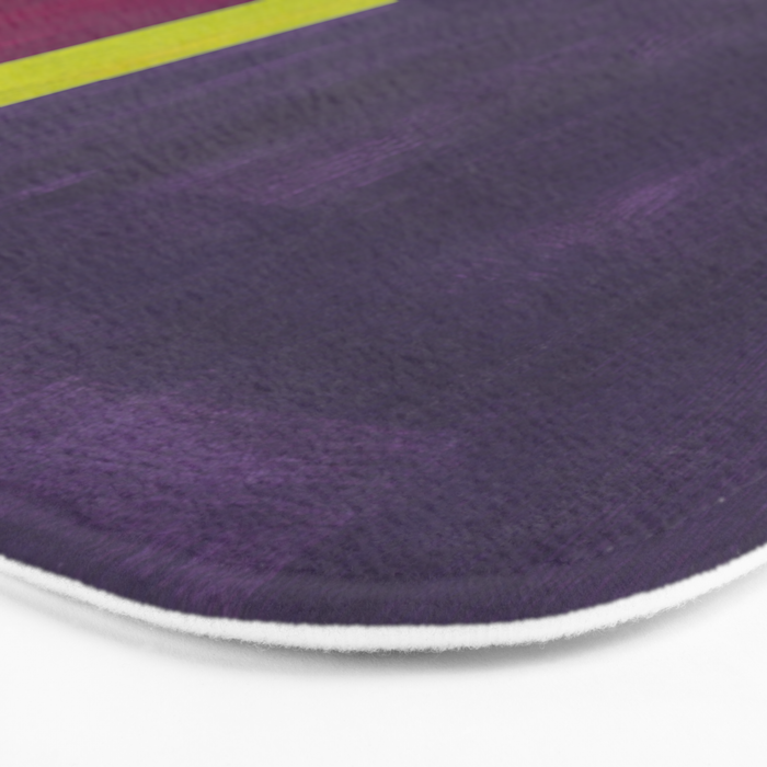 Lime Mauve  Bath Mat Gallery Image 3