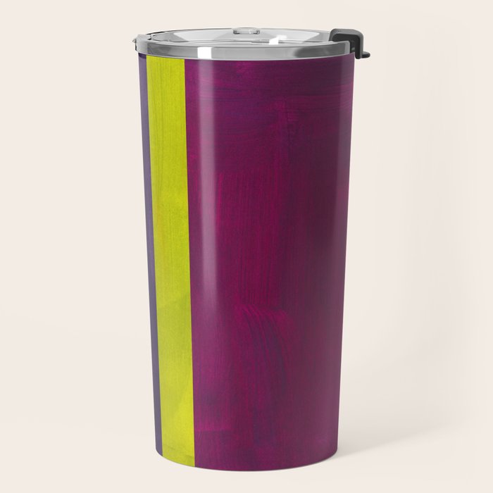 Lime Mauve  Travel Mug Gallery Image 2