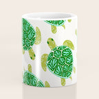 Sea Turtle - Green Palette Coffee Mug Gallery Image 4