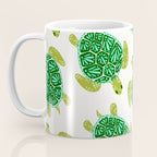 Sea Turtle - Green Palette Coffee Mug Gallery Image 3