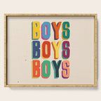 Boys boys boys Serving Tray Gallery Image 1