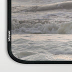 Pastel Tones Ocean In Holland Photo | Dutch Coast Seafoam And Waves Art Print | Travel Photography Laptop Sleeve Gallery Image 3