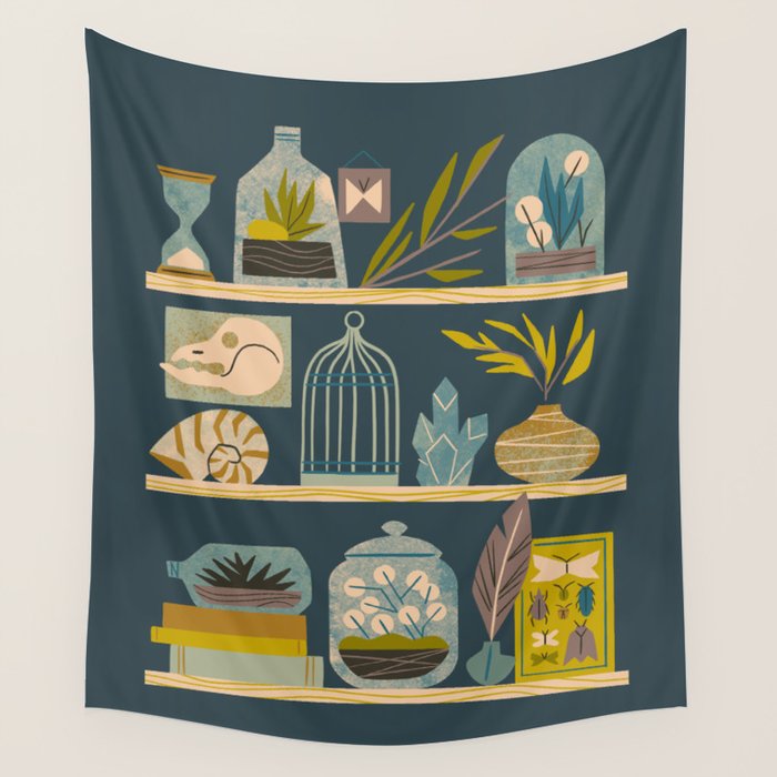 Collected by the Naturalist Wall Tapestry Gallery Image 1