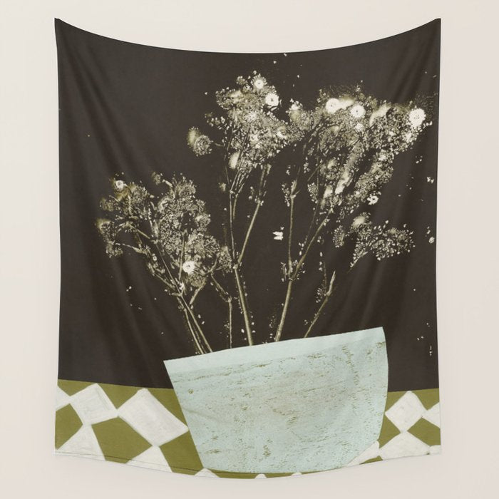 Everyday Simplicity - Blooming Pot Wall Tapestry Gallery Image 4