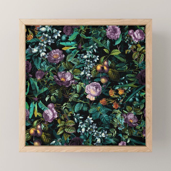 Exotic Jungle - Night Mini Art Print Gallery Image 1