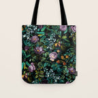 Exotic Jungle - Night Tote Bag Gallery Image 1