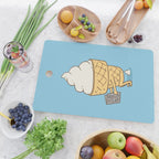 Everyone Poops (Blue) Cutting Board Gallery Image 2