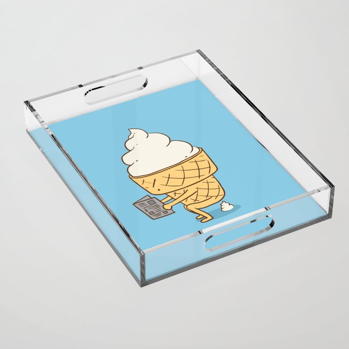 Everyone Poops (Blue) Acrylic Tray Gallery Image 1