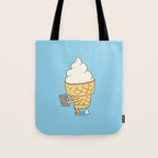 Everyone Poops (Blue) Tote Bag Gallery Image 1