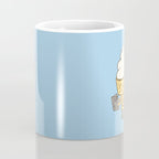 Everyone Poops (Blue) Coffee Mug Gallery Image 4