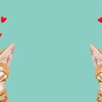 Mackenzie - Orange Tabby Cute Valentines Day Kitten Girly Retro Cat Art cell phone Coffee Mug Gallery Image 2
