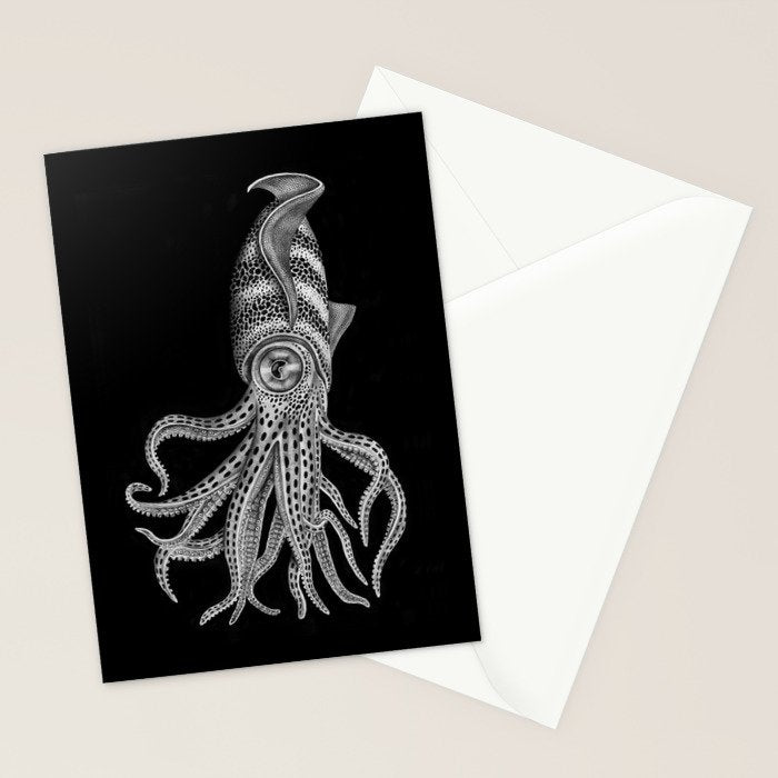 Squid Stationery Card Gallery Image 2
