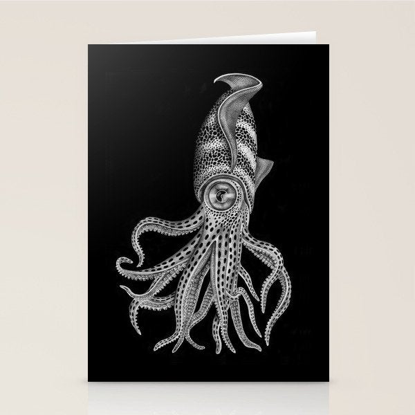 Squid Stationery Card Gallery Image 1