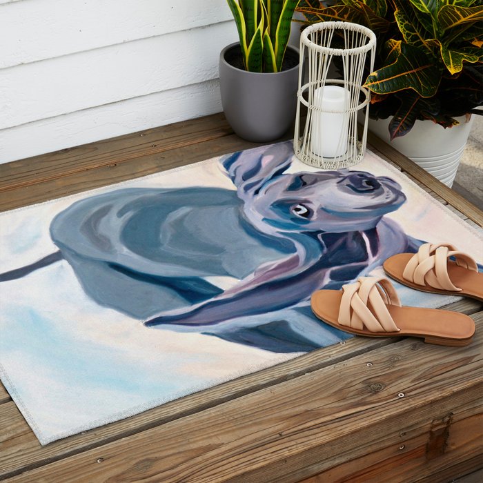 Great Dane Dog Shake Outdoor Rug Gallery Image 2