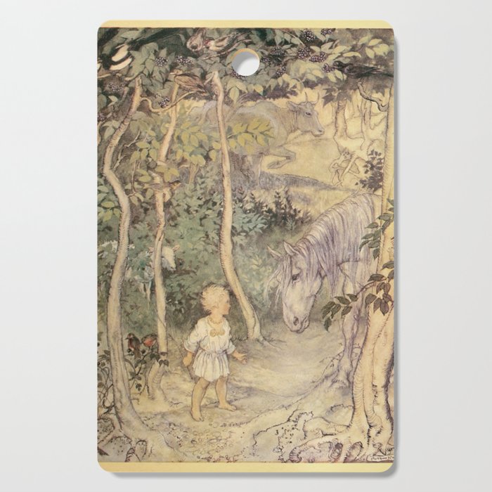 Art by Arthur Rackham for "Irish Fairy Tales," 1920 Cutting Board Gallery Image 1