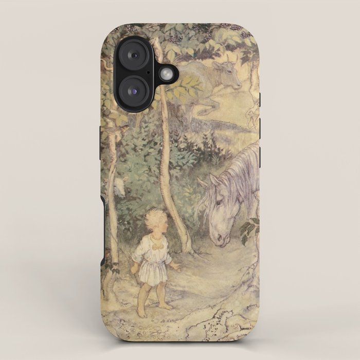 Art by Arthur Rackham for "Irish Fairy Tales," 1920 iPhone Case Gallery Image 1