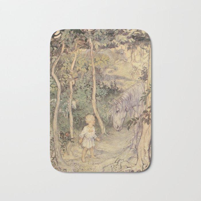 Art by Arthur Rackham for "Irish Fairy Tales," 1920 Bath Mat Gallery Image 1