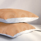 Minimalist Sunray Pattern XIII Pillow Sham Gallery Image 3