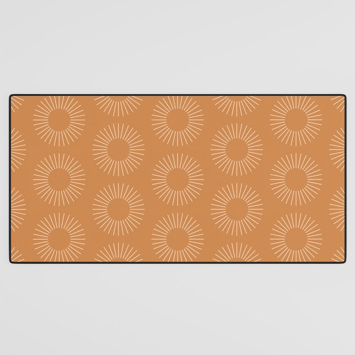 Minimalist Sunray Pattern XIII Desk Mat Gallery Image 3