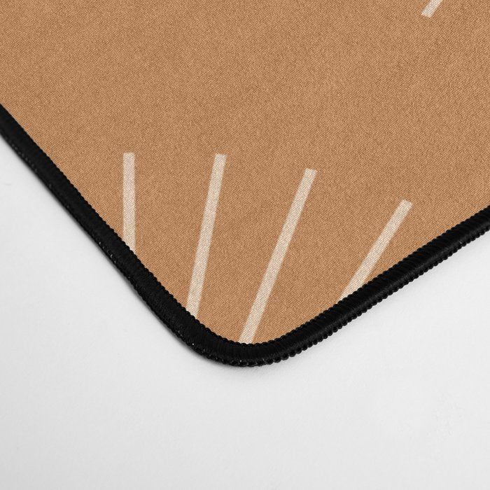 Minimalist Sunray Pattern XIII Desk Mat Gallery Image 4