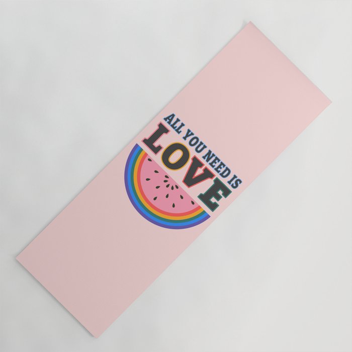 All You Need is Love Yoga Mat Gallery Image 1