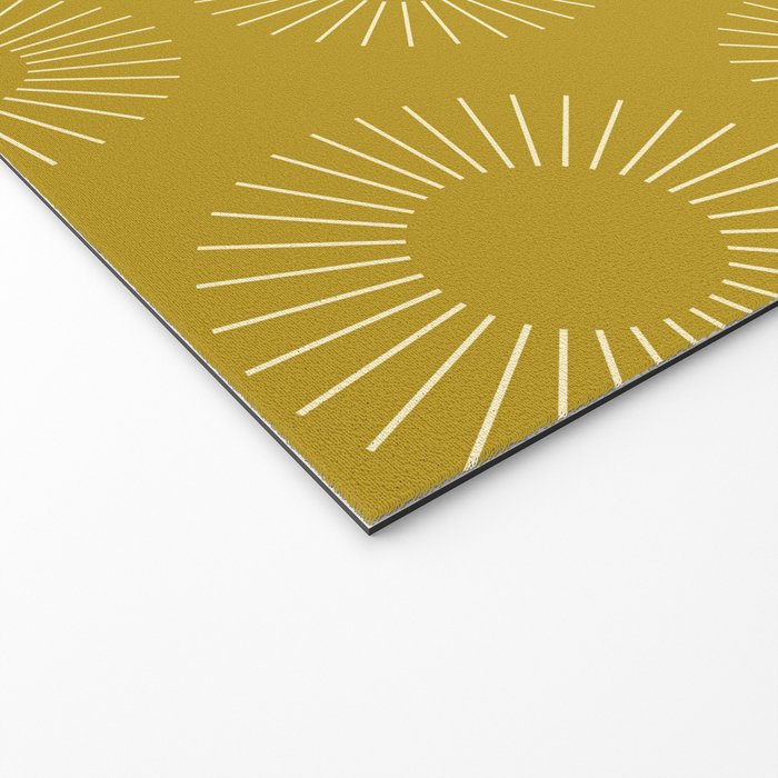Minimalist Sunray Pattern XVI Welcome Mat Gallery Image 2