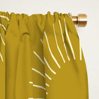 Minimalist Sunray Pattern XVI Window Curtain Gallery Image 2