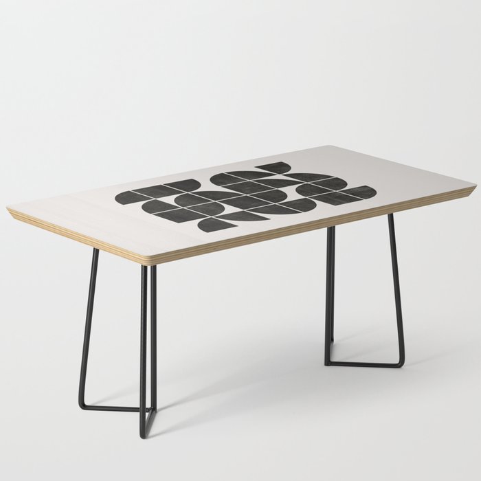 Mid-Century Modern No.35 - Woodblock Print Coffee Table Gallery Image 1