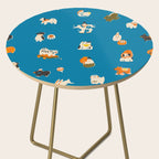 Japanese toys in blue Side Table Gallery Image 2