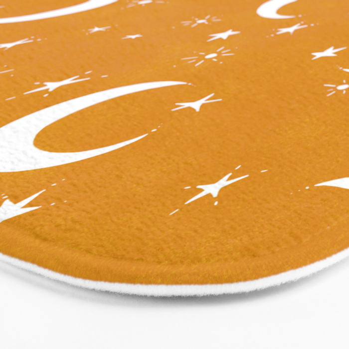 Goodnight Sky - Golden Ochre Bath Mat Gallery Image 3