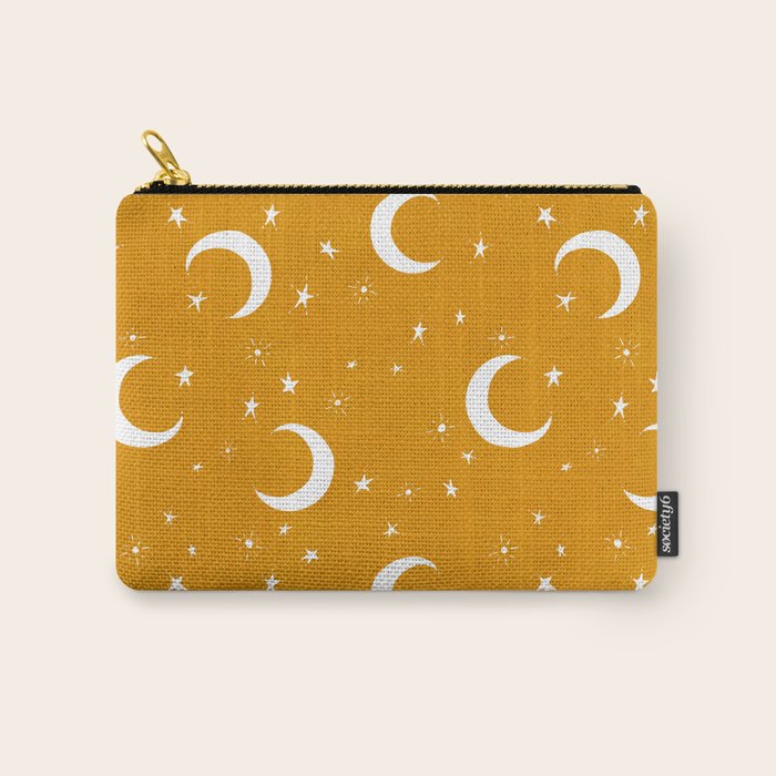 Goodnight Sky - Golden Ochre Carry All Pouch Gallery Image 1
