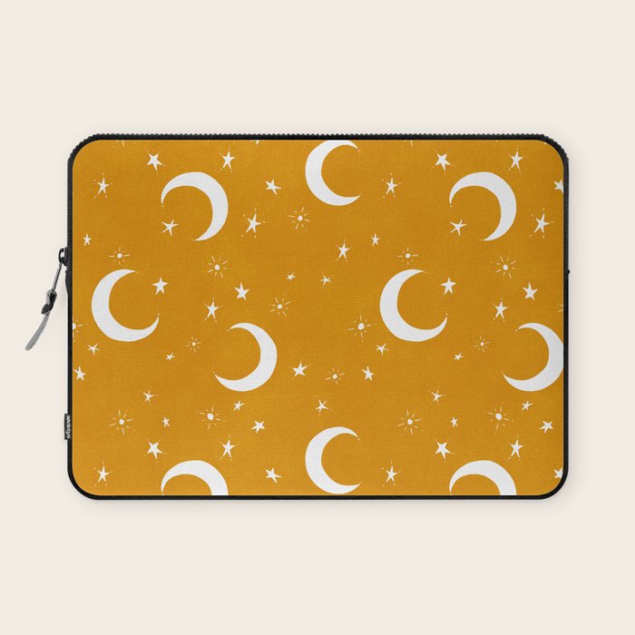 Goodnight Sky - Golden Ochre Laptop Sleeve Gallery Image 1