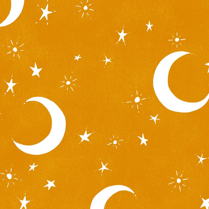 Goodnight Sky - Golden Ochre Coffee Mug Gallery Image 2