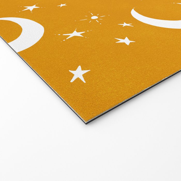 Goodnight Sky - Golden Ochre Welcome Mat Gallery Image 2