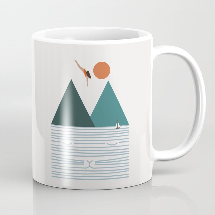 Cat Landscape 83 Coffee Mug Gallery Image 1