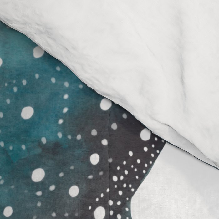 Whale Shark Pod Voyage Ocean Print Comforter Gallery Image 4