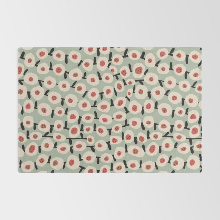 Dots & Flowers #1 Rug Gallery Image 2