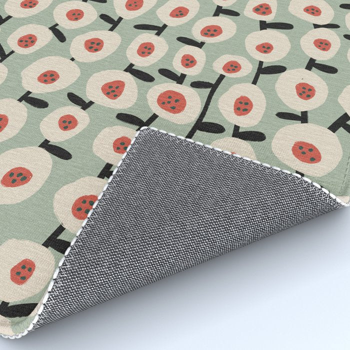 Dots & Flowers #1 Rug Gallery Image 4