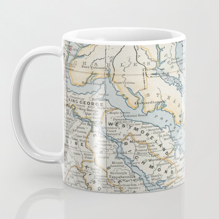 Vintage Map of the Chesapeake Bay (1901) Coffee Mug Gallery Image 3