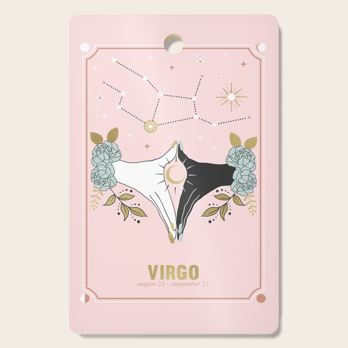 Virgo Zodiac Series Cutting Board Gallery Image 1