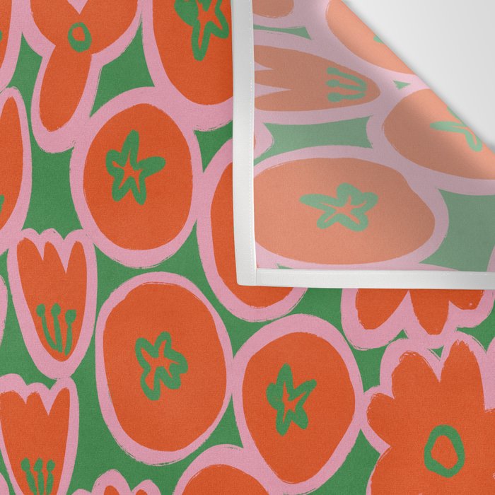 Vibrant Summer Pattern #1 Wall Tapestry Gallery Image 3